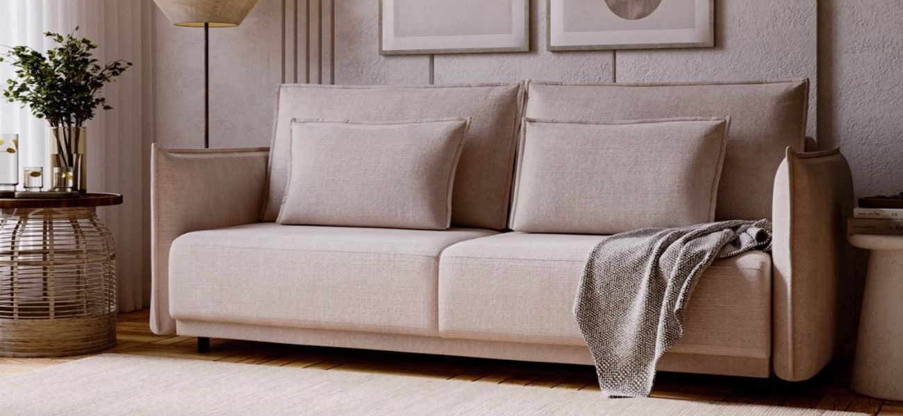 nowoczesna sofa z funkcją spania
